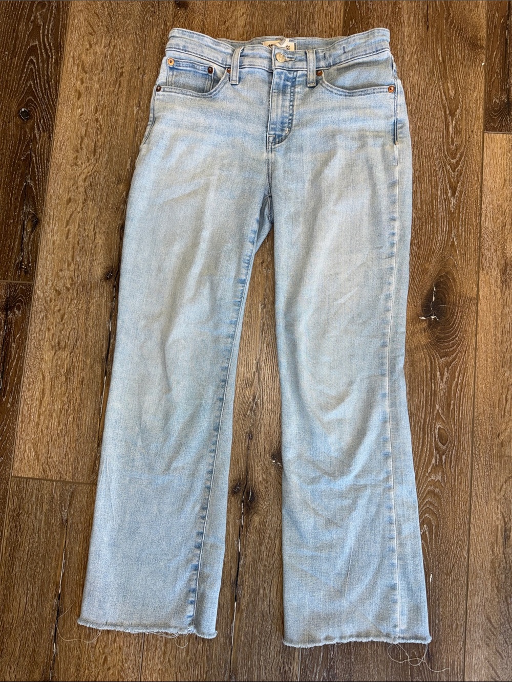 Madewell Light Blue Wide Leg Jeans
